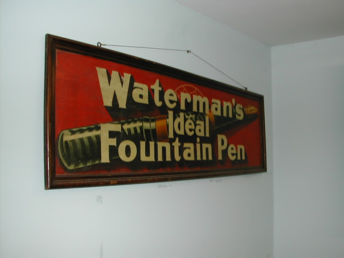 bensreckyard photo Wooden Waterman\\\'s advertising board 