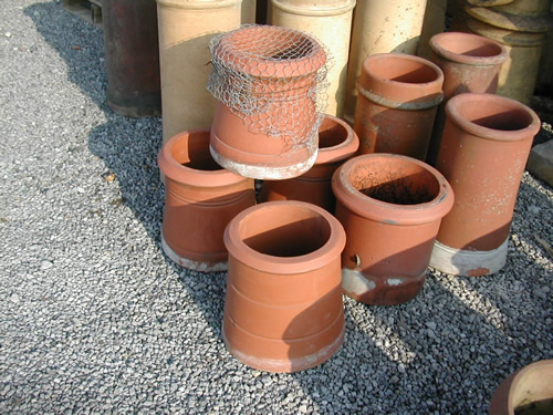bensreckyard photo Small red chimney pots 