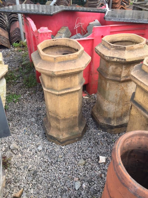 bensreckyard photo Very unusual buff chimney pots 