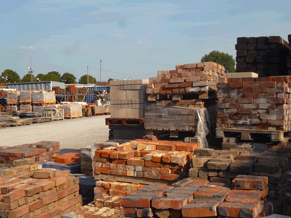 bricks, tiles, stone