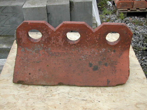 bensreckyard photo Clay ornate ridge tile 4. 