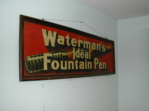 bensreckyard ebay photo Wooden Waterman\\\'s advertising board 48