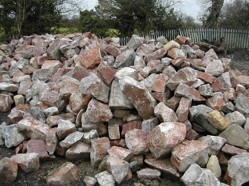 bensreckyard ebay photo Red and Grey limestone 1