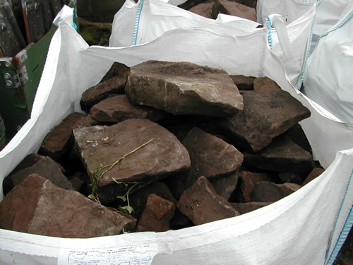 bensreckyard ebay photo Local red Pennant stone 2