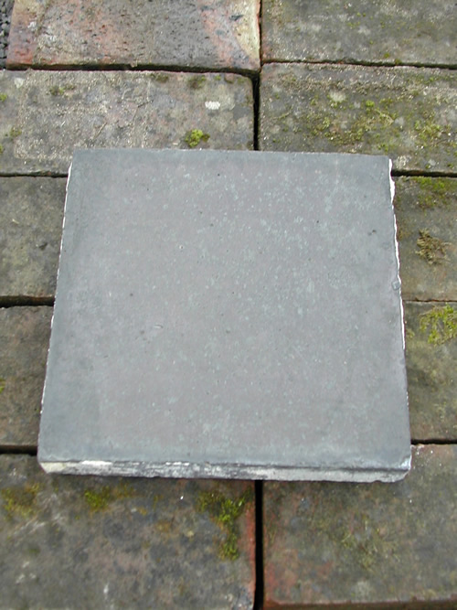bensreckyard photo Quarry tile in black/blue 9 x 9 inch 
