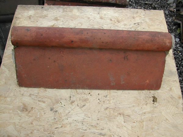 bensreckyard photo Red clay roll top ridge 