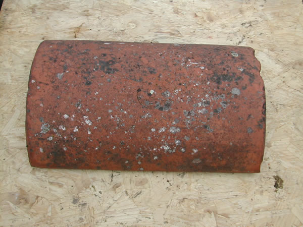 bensreckyard ebay photo Clay ridge tile 18 inch long half round 1